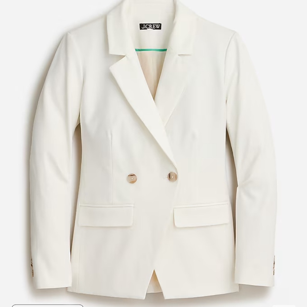 Devon blazer in bi-stretch cotton blend